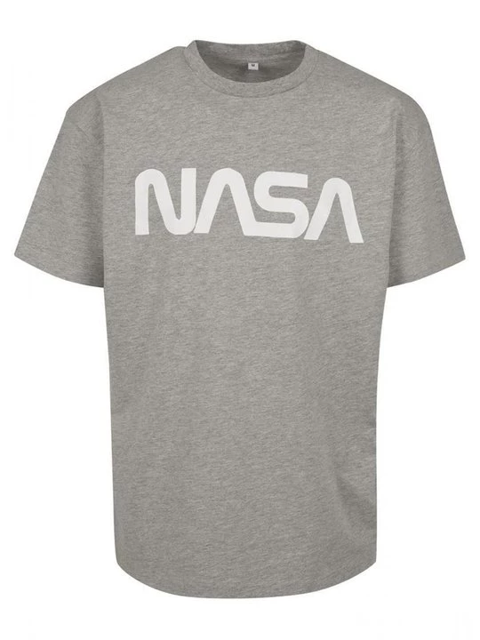 Foto van product T-shirt print Mister Tee lichtgrijs