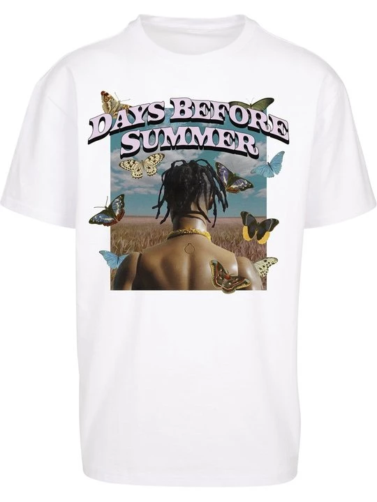 Foto van product T-shirt print Mister Tee wit