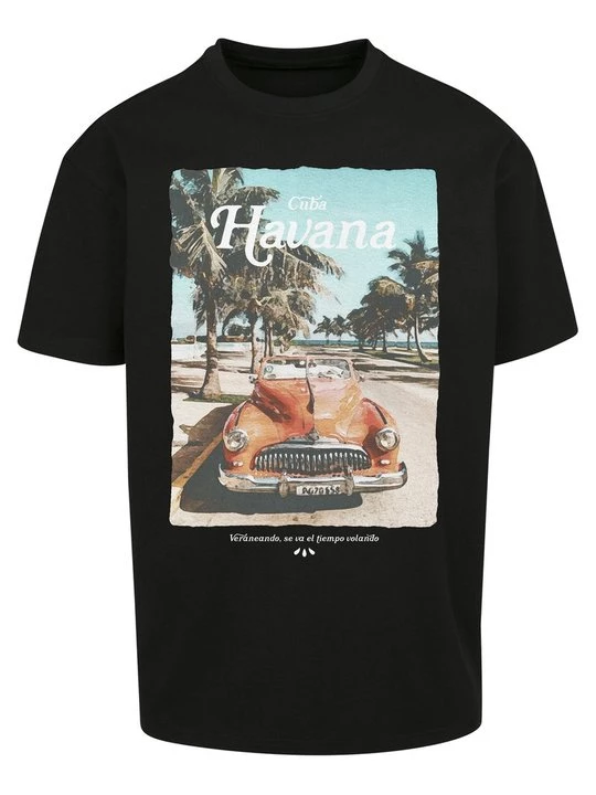 Foto van product T-shirt print Mister Tee zwart