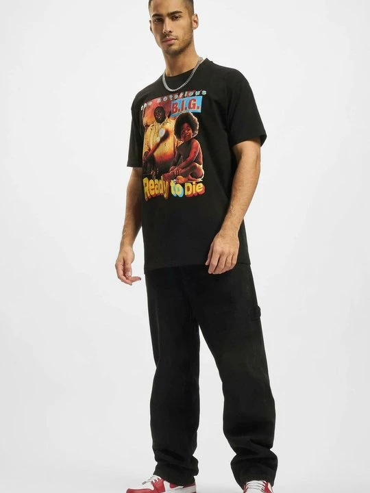 Foto van product T-shirt print Mister Tee zwart