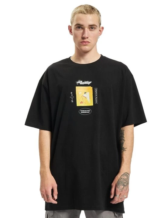 Foto van product T-shirt print Mister Tee zwart