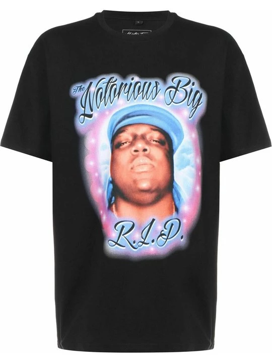 Foto van product T-shirt print Mister Tee zwart