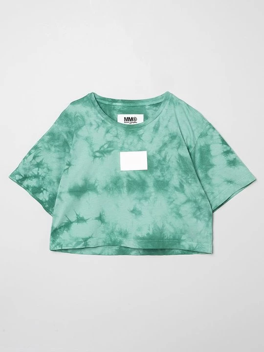 Foto van product T-shirt print MM6 Maison Margiela donkergroen