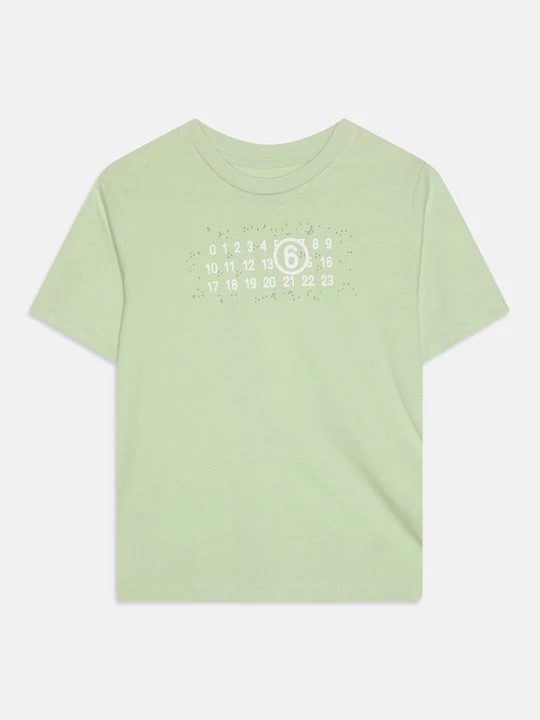 Foto van product T-shirt print MM6 Maison Margiela lichtgroen