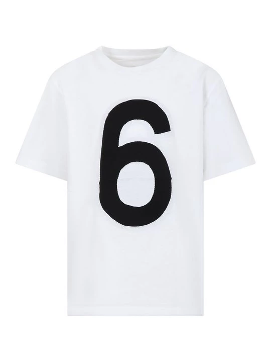 Foto van product T-shirt print MM6 Maison Margiela wit