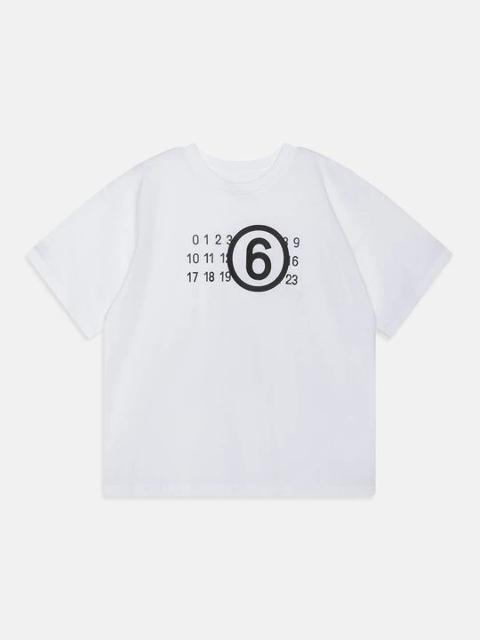 Foto van product T-shirt print MM6 Maison Margiela wit