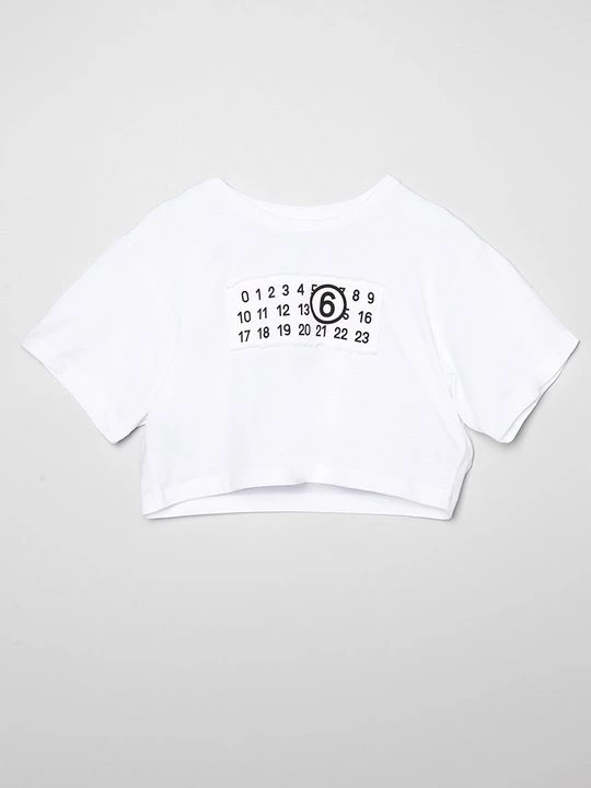Foto van product T-shirt print MM6 Maison Margiela wit