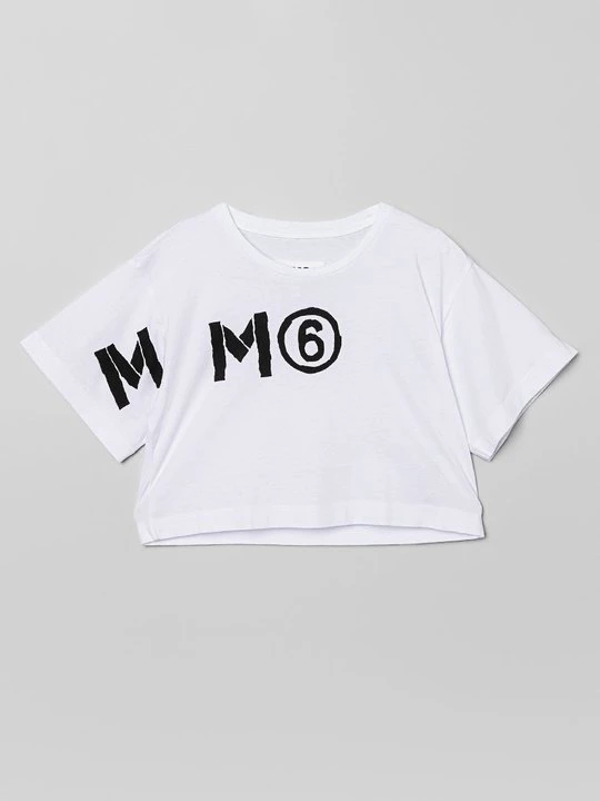 Foto van product T-shirt print MM6 Maison Margiela wit