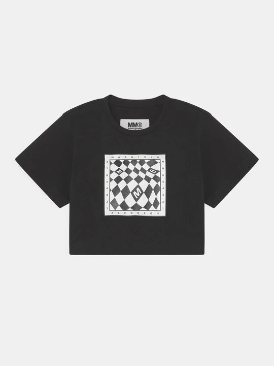 Foto van product T-shirt print MM6 Maison Margiela zwart