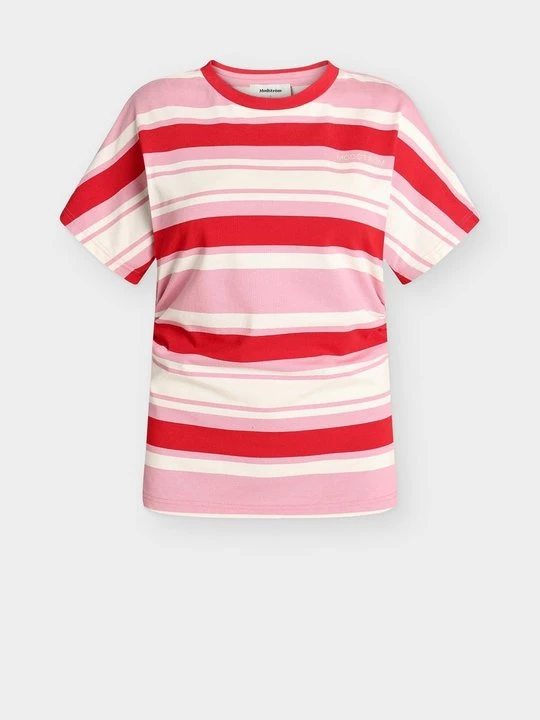 Foto van product T-shirt print Modström donkerroze