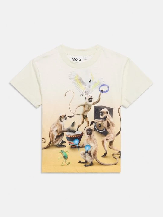 Foto van product T-shirt print Molo crème