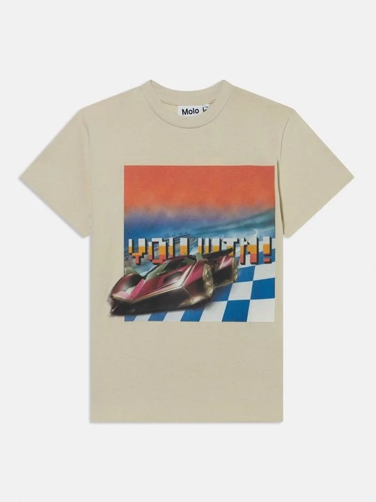 Foto van product T-shirt print Molo crème