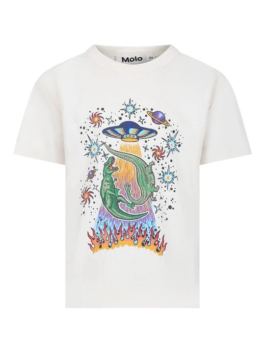 Foto van product T-shirt print Molo crème