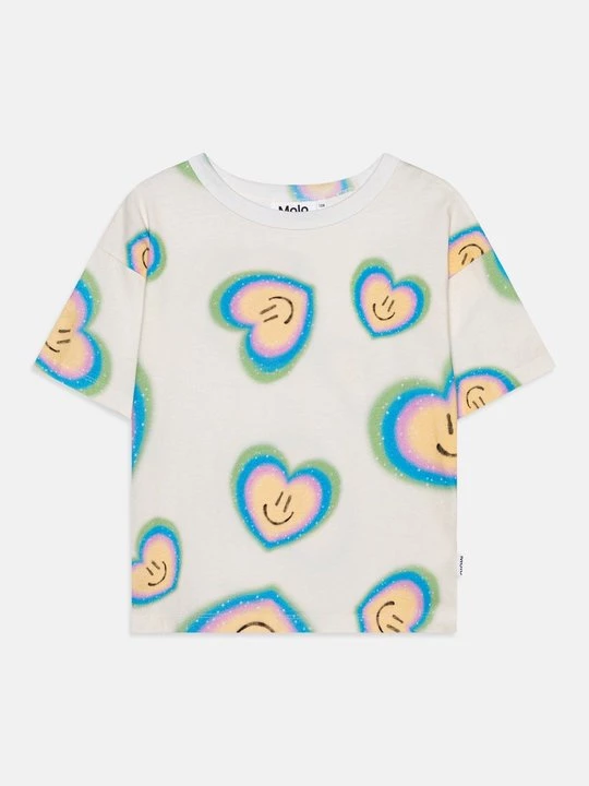 Foto van product T-shirt print Molo crème