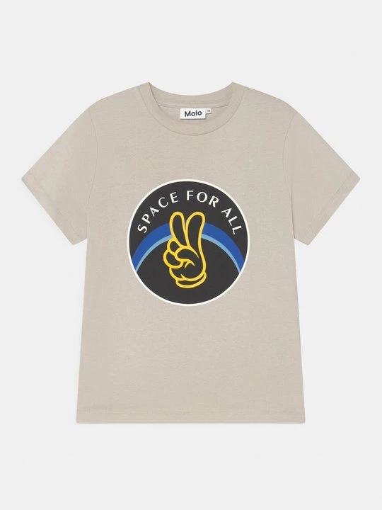Foto van product T-shirt print Molo crème