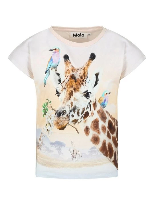 Foto van product T-shirt print Molo donkerroze