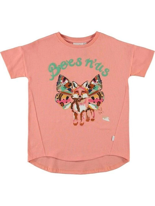 Foto van product T-shirt print Molo donkerroze