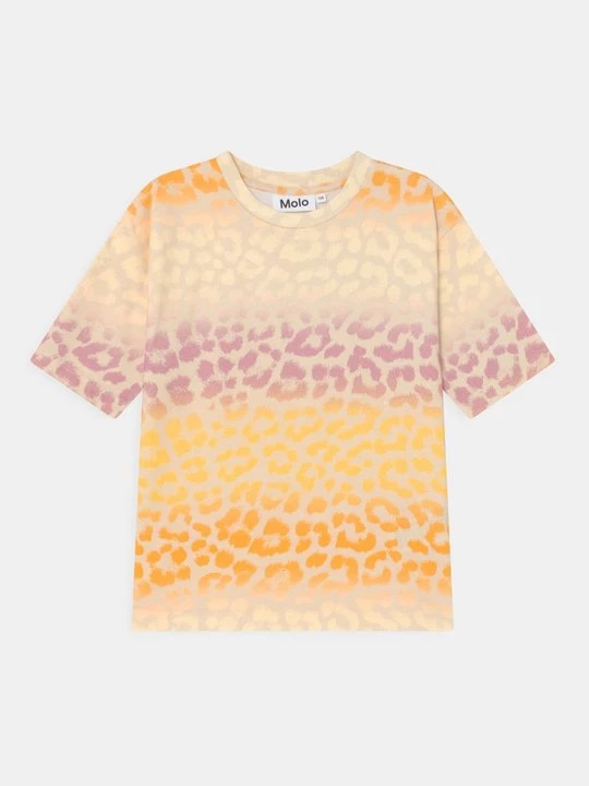 Foto van product T-shirt print Molo geel