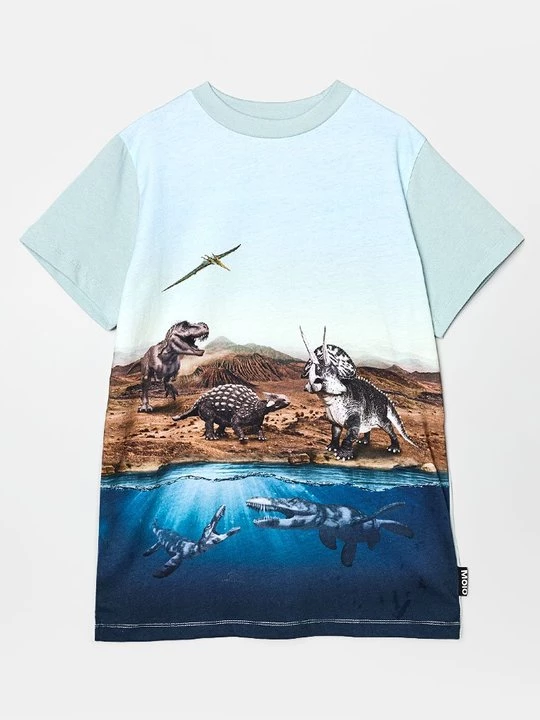 Foto van product T-shirt print Molo mintgroen