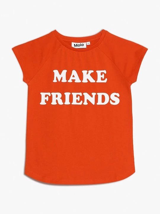 Foto van product T-shirt print Molo oranje