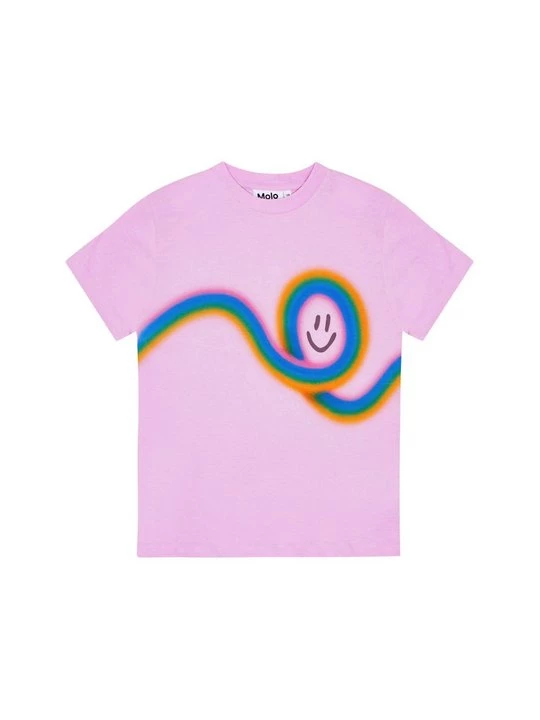 Foto van product T-shirt print Molo paars