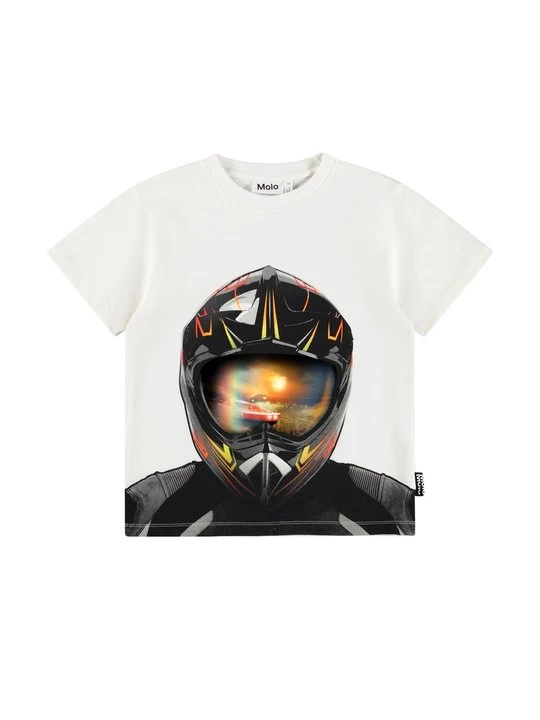 Foto van product T-shirt print Molo wit