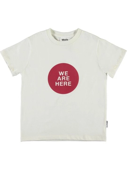Foto van product T-shirt print Molo wit