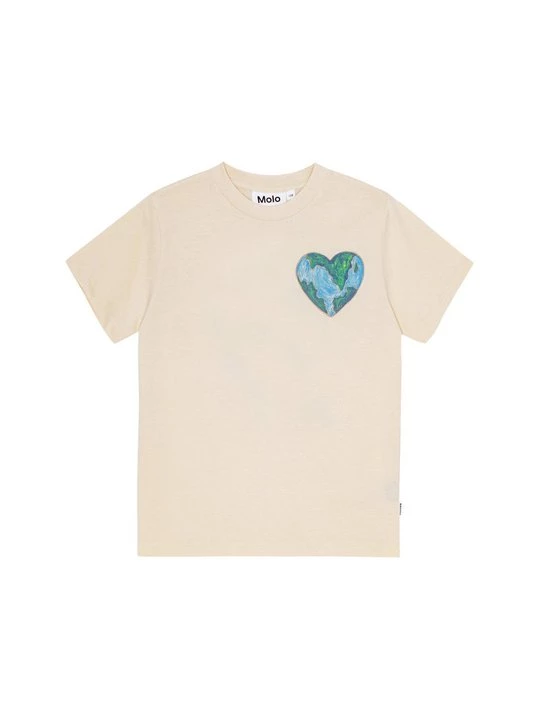 Foto van product T-shirt print Molo zandkleur