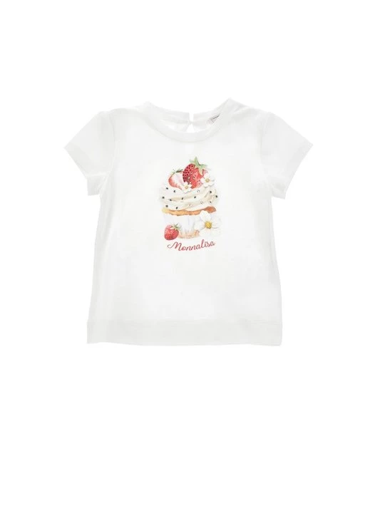 Foto van product T-shirt print Monnalisa wit