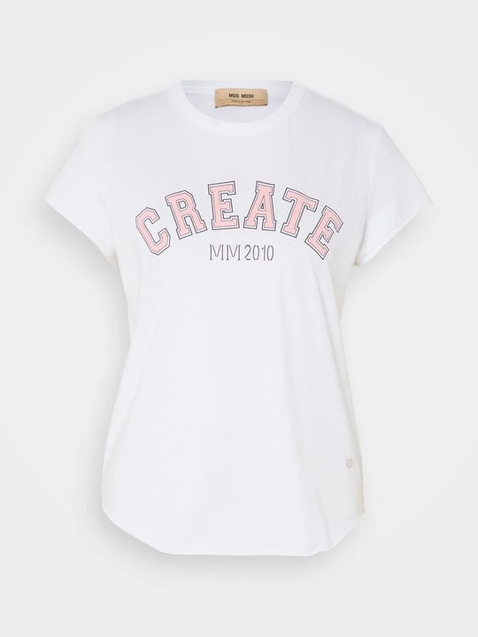 Foto van product T-shirt print MOS MOSH roze