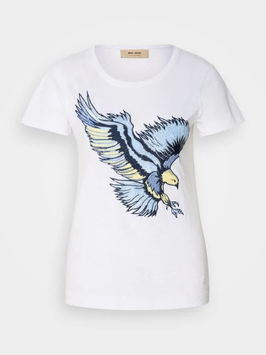 Foto van product T-shirt print MOS MOSH wit