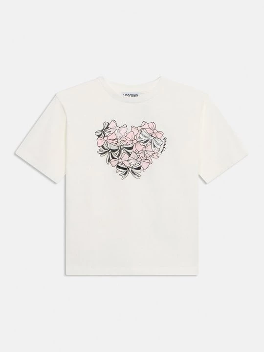 Foto van product T-shirt print MOSCHINO crème