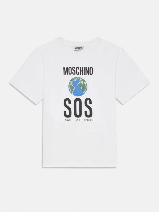 Foto van product T-shirt print MOSCHINO wit