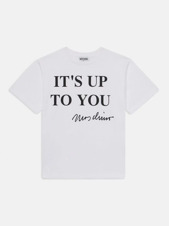 Foto van product T-shirt print MOSCHINO wit