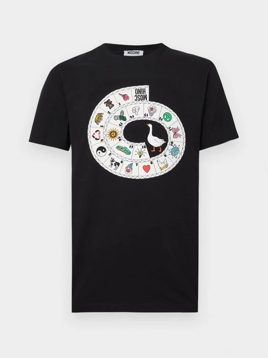 Foto van product T-shirt print MOSCHINO zwart