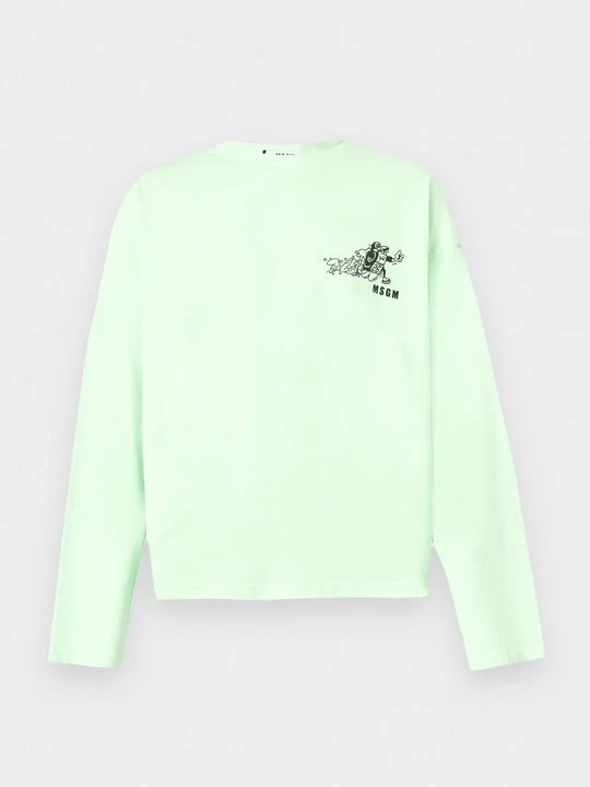 Foto van product T-shirt print MSGM groen