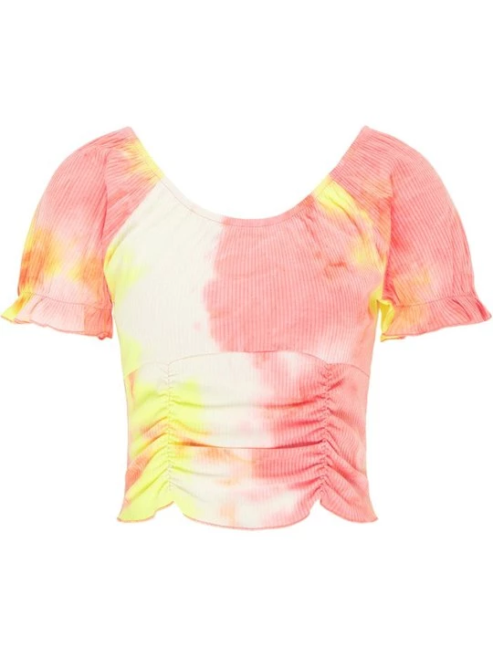 Foto van product T-shirt print MYMO donkerroze