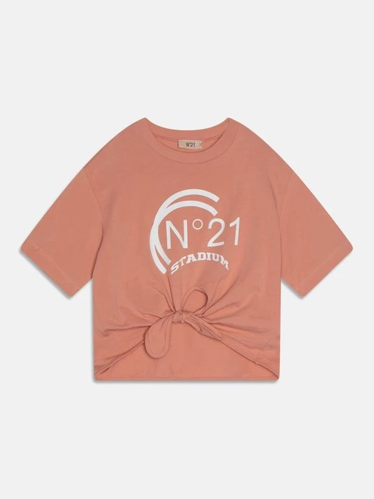 Foto van product T-shirt print N°21 nude