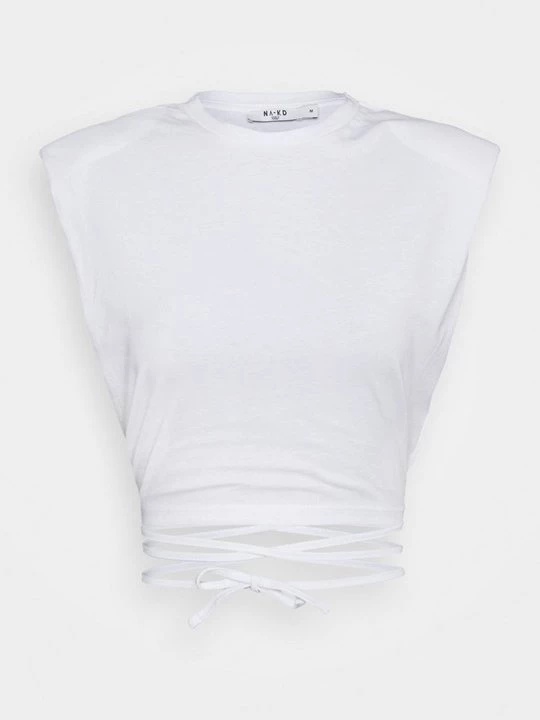 Foto van product T-shirt print NA-KD wit