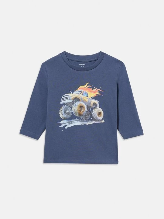 Foto van product T-shirt print NAME IT blauw