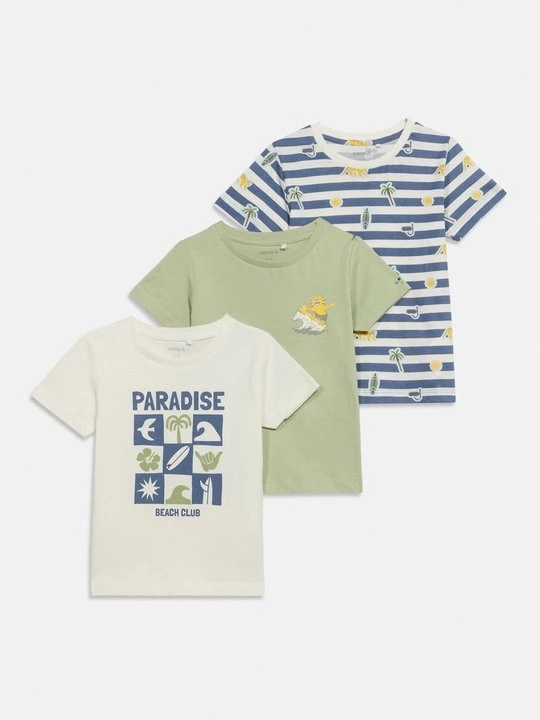 Foto van product T-shirt print NAME IT crème