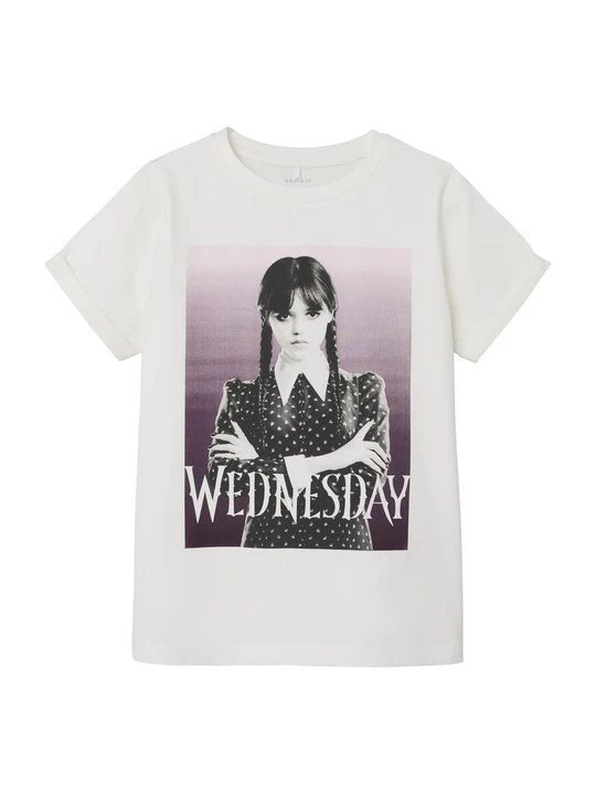 Foto van product T-shirt print NAME IT crème