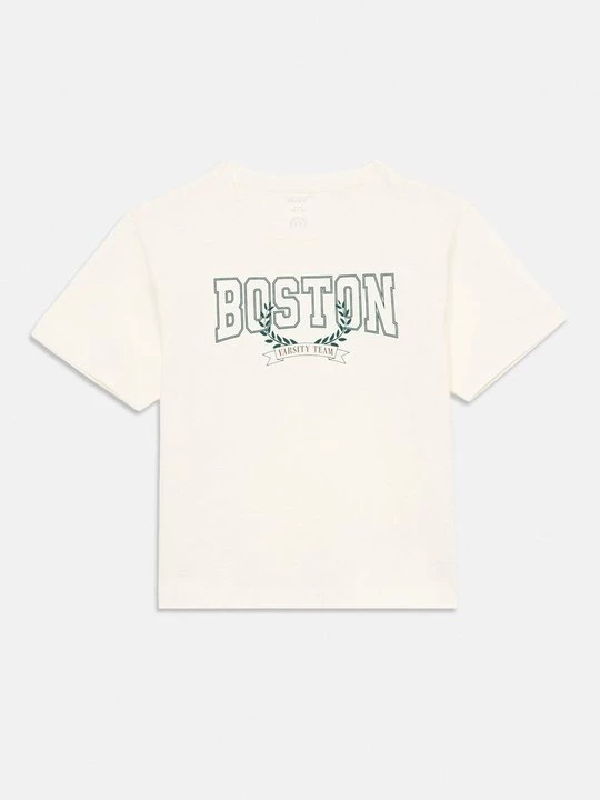 Foto van product T-shirt print NAME IT crème