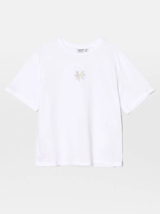 Foto van product T-shirt print NAME IT crème