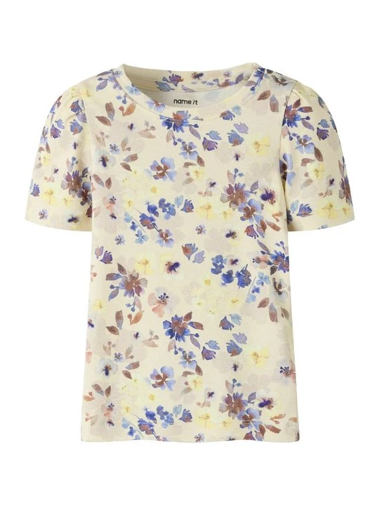 Foto van product T-shirt print NAME IT crème