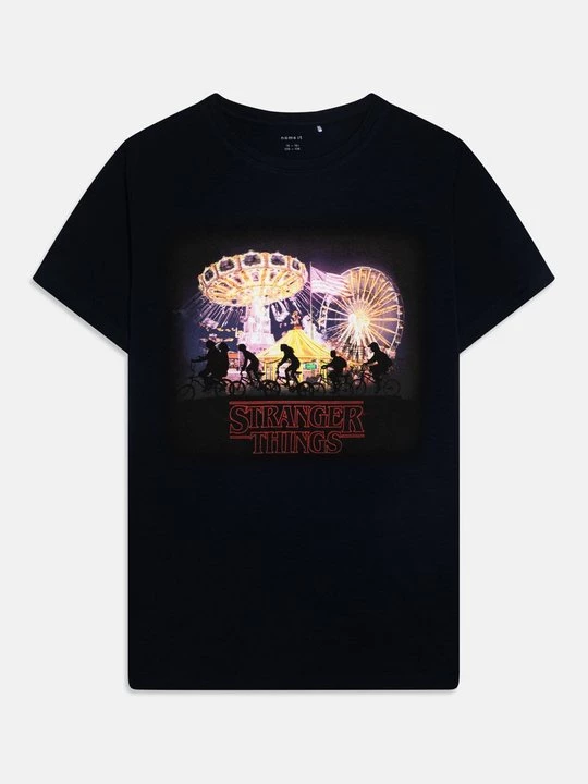 Foto van product T-shirt print NAME IT donkerblauw