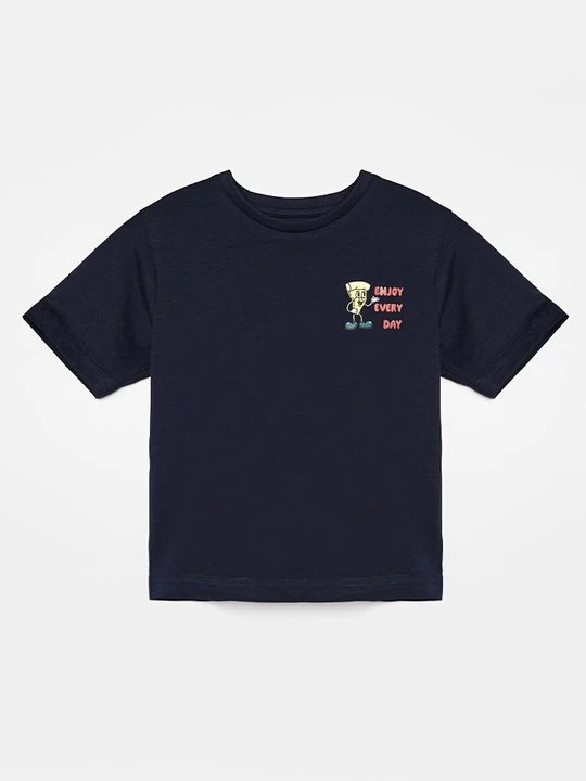 Foto van product T-shirt print NAME IT donkerblauw