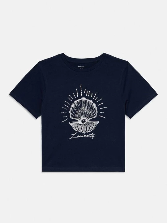 Foto van product T-shirt print NAME IT donkerblauw