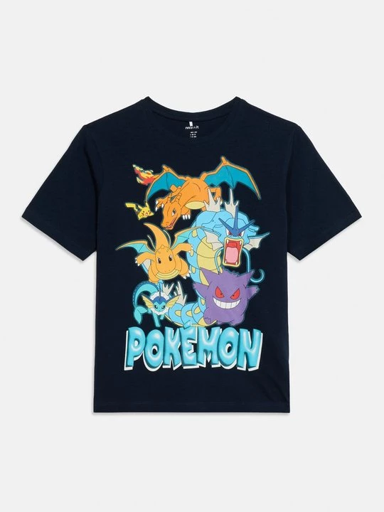 Foto van product T-shirt print NAME IT donkerblauw