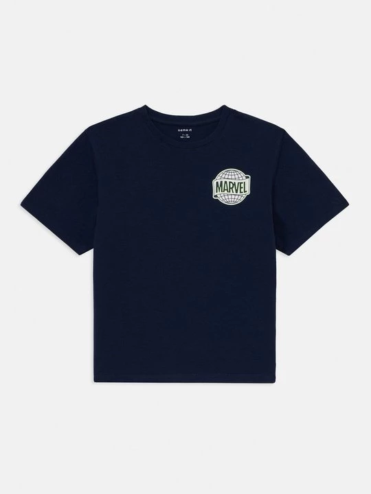 Foto van product T-shirt print NAME IT donkerblauw